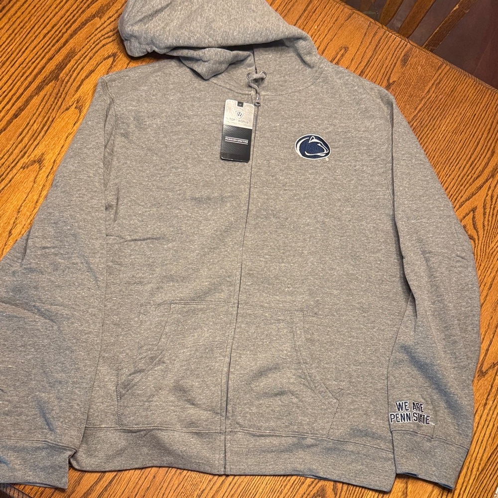 Top of the World Gray Hoodie penn state